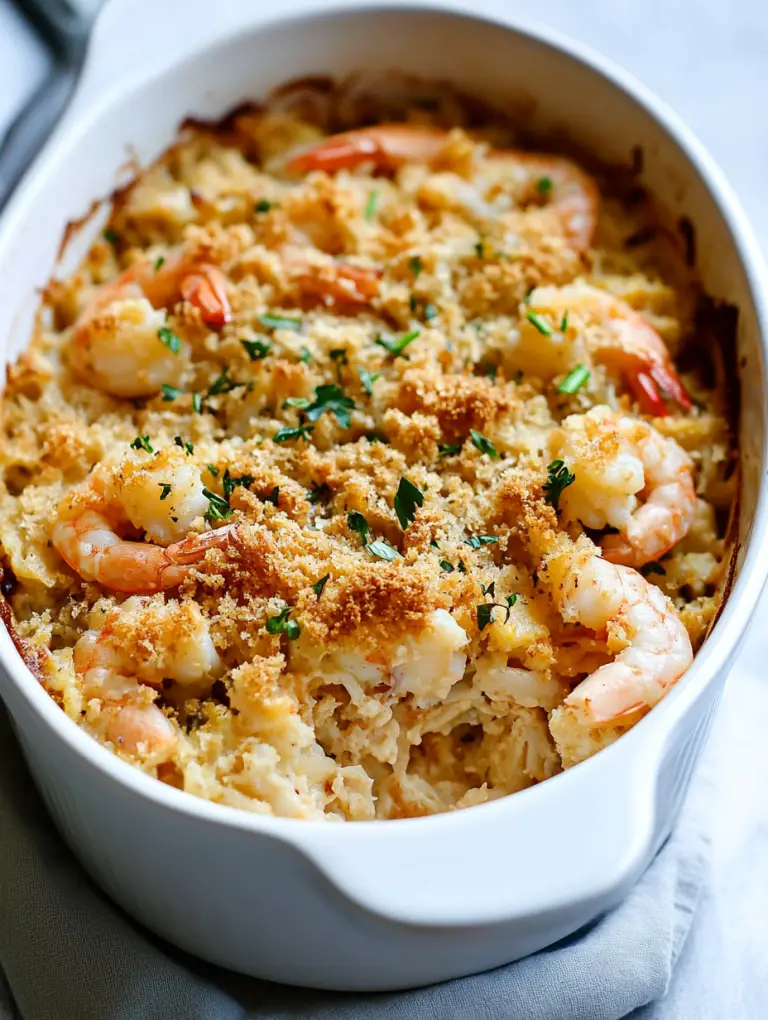 Crab and Shrimp Casserole – It's Not About Nutrition