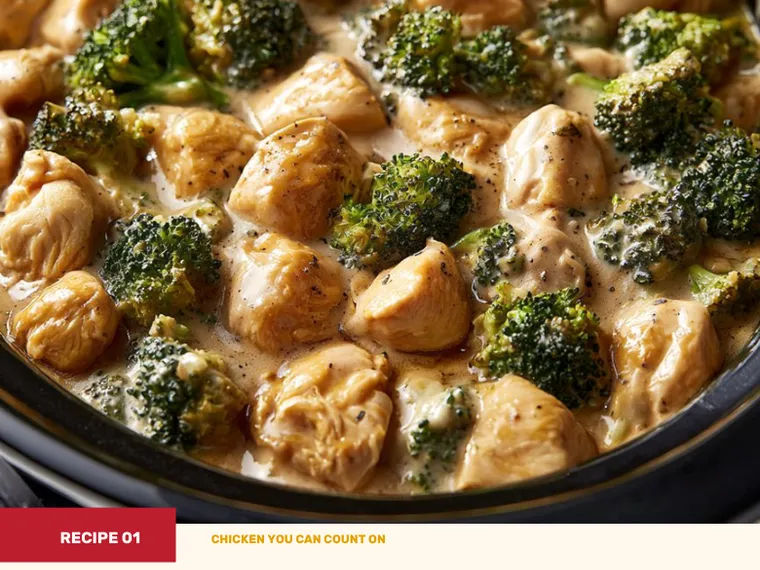 4-Ingredient Slow Cooker Teriyaki Chicken and Broccoli