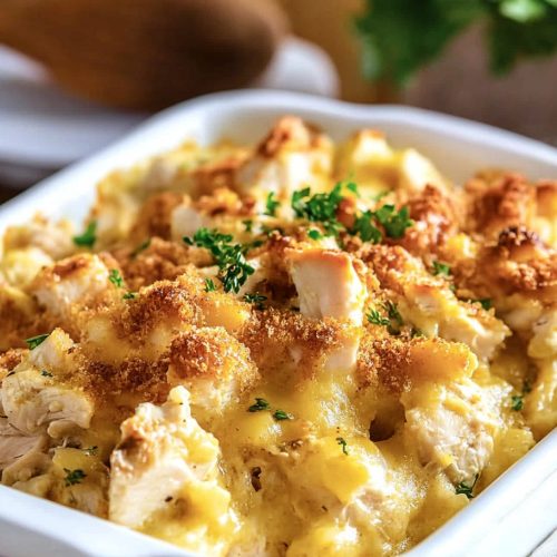 Chicken and Dressing Casserole