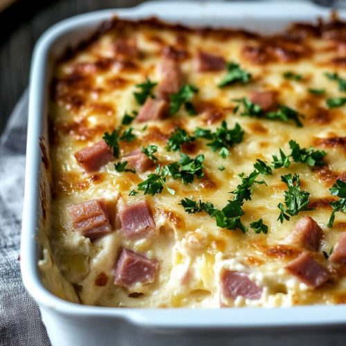 Ham and Potato Au Gratin Recipe