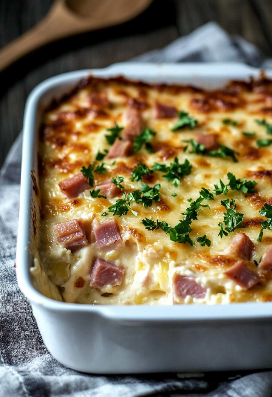 Ham and Potato Au Gratin Recipe