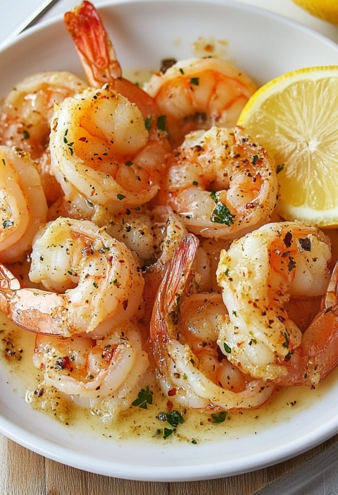 Baked Shrimp in Lemon Butter Sauce Recipe