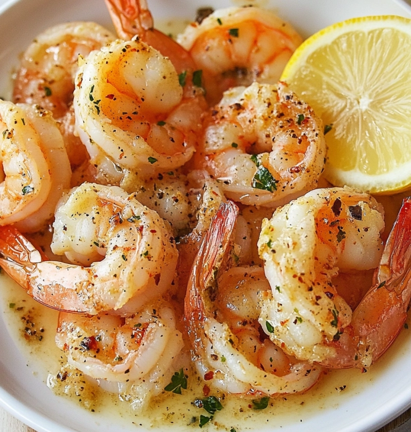Baked Shrimp in Lemon Butter Sauce Recipe