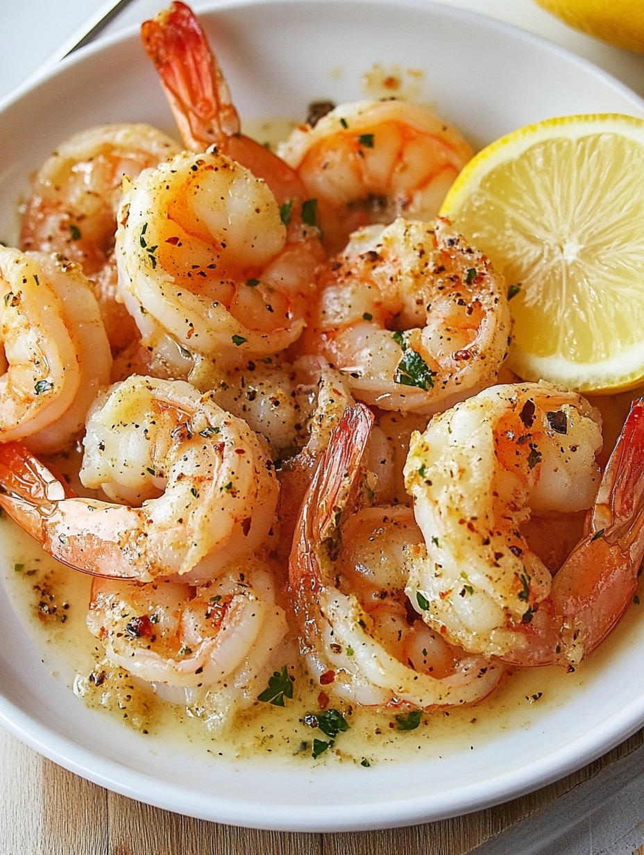 Baked Shrimp in Lemon Butter Sauce Recipe