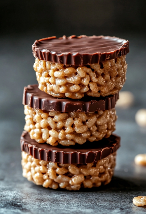 Chocolate Peanut Butter Rice Krispie Cups: A Sweet and Crunchy Treat