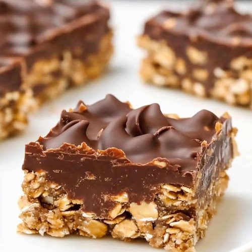 No-Bake Chocolate Oat Bars