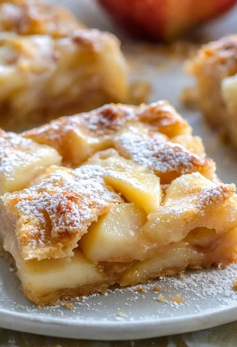 Flaky Apple Pie Bars