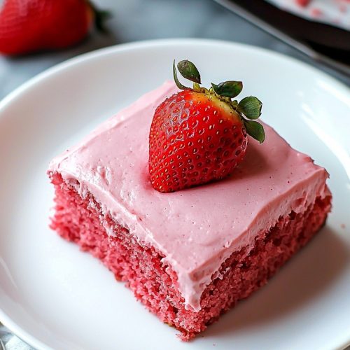 Double Strawberry Cake: A Sweet and Fruity Delight