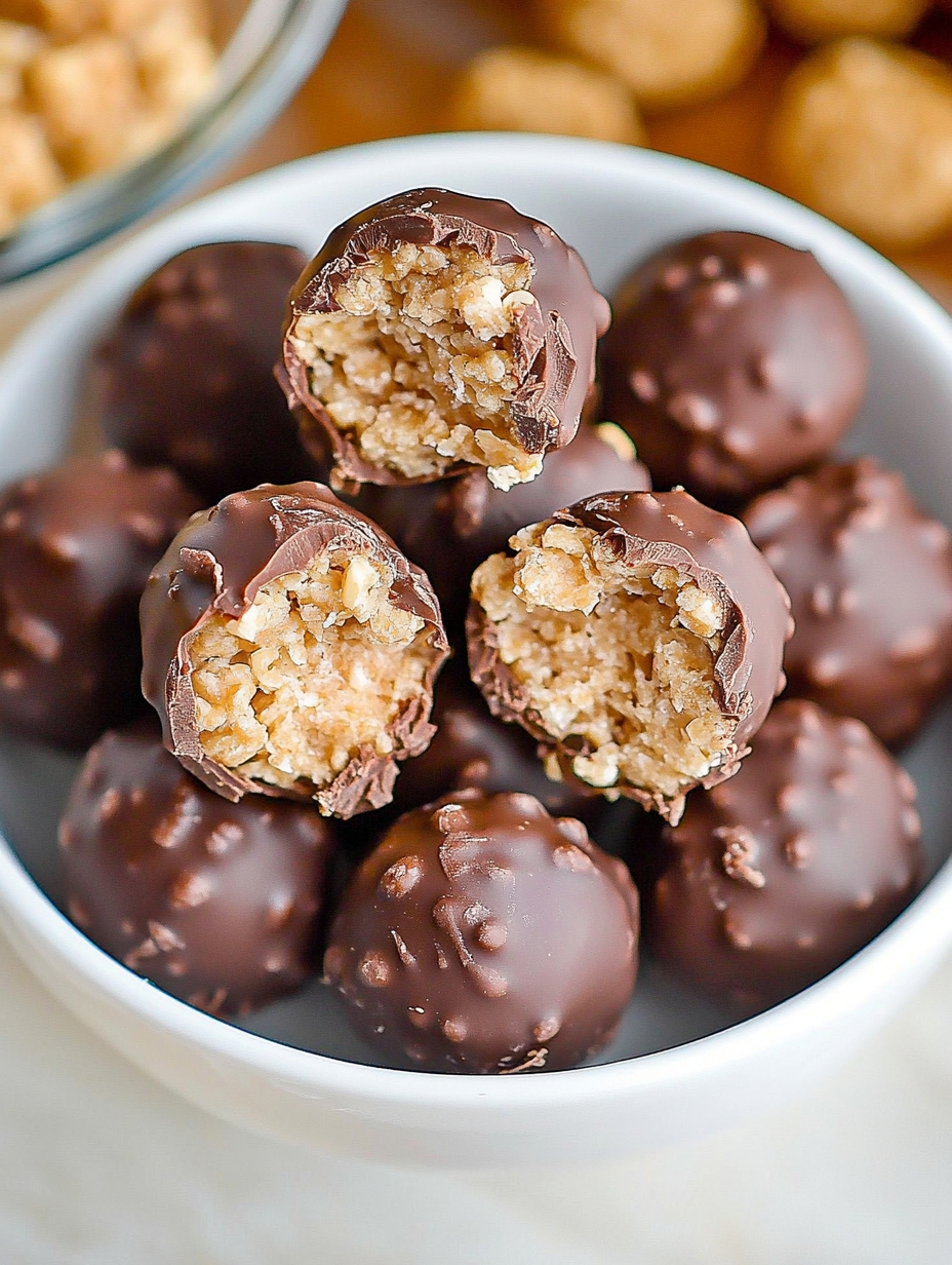 Rice Krispies Chocolate Peanut Butter Balls: A Delicious No-Bake Treat