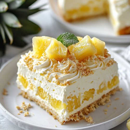 No-Bake Pineapple Cream Dessert: A Light and Refreshing Treat