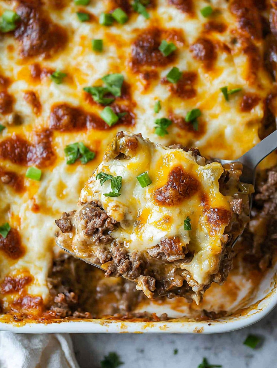 Philly Cheese Steak Casserole