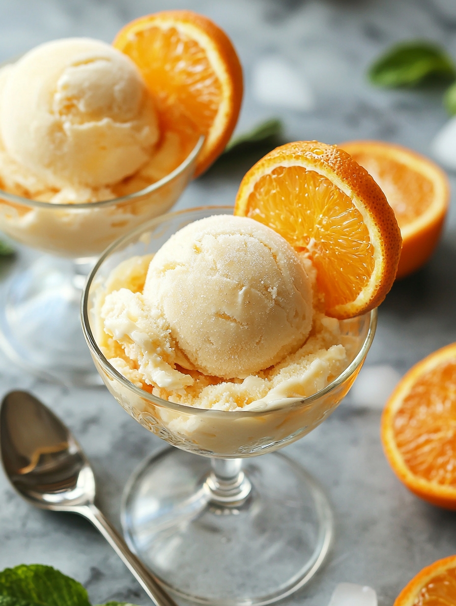 Refreshing 2-Ingredient Orange Sherbet Recipe: A Summer Delight
