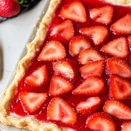 Easy Strawberry Slab Pie