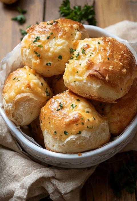 Garlic Cheese Rolls