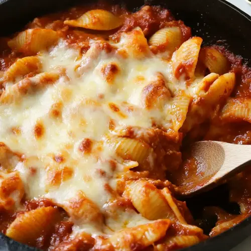 Creamy Beef and Shells