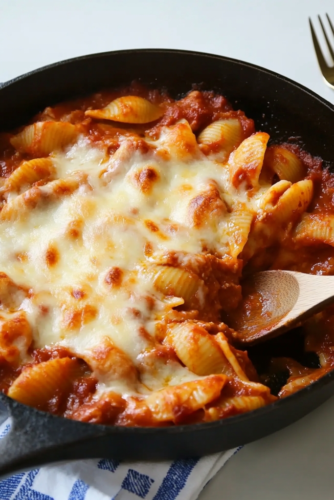 Creamy Beef and Shells