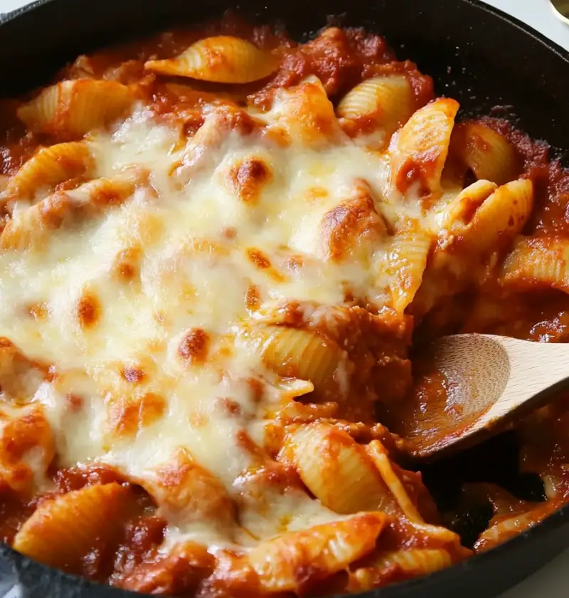 Creamy Beef and Shells