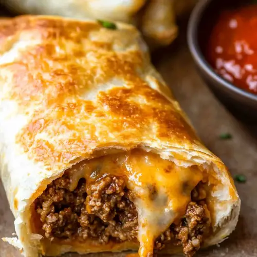LOADED CHEESY POCKET TACOS