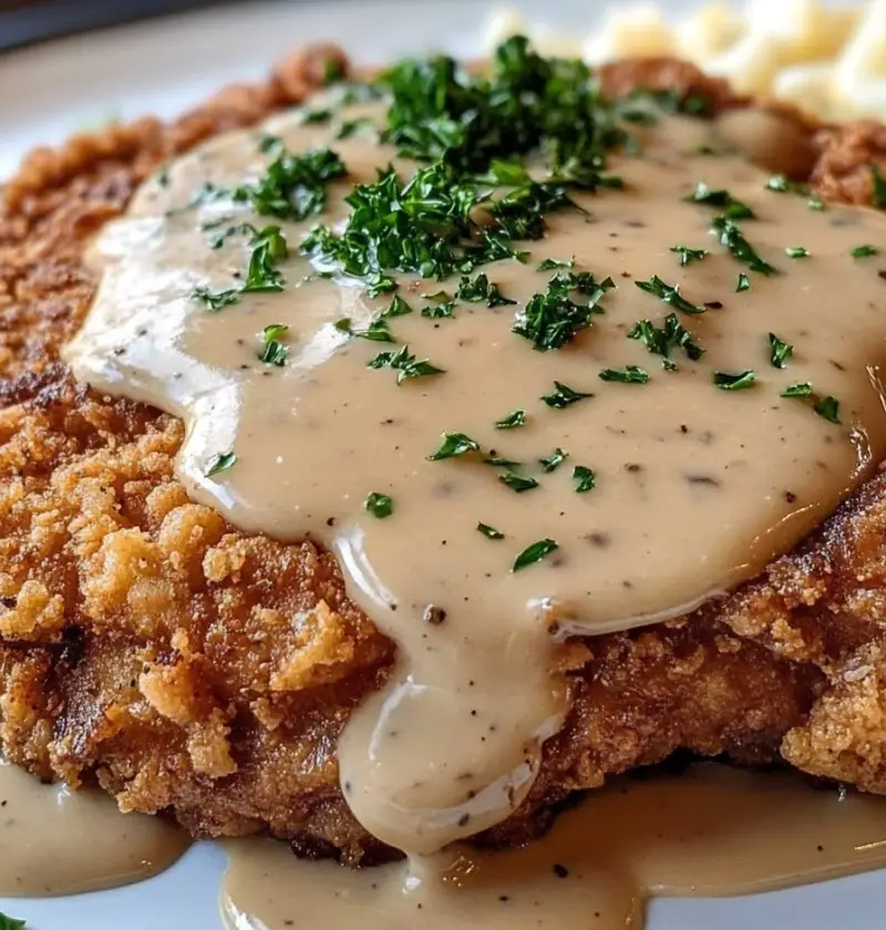 Southern Chicken Fried Steak with Gravy