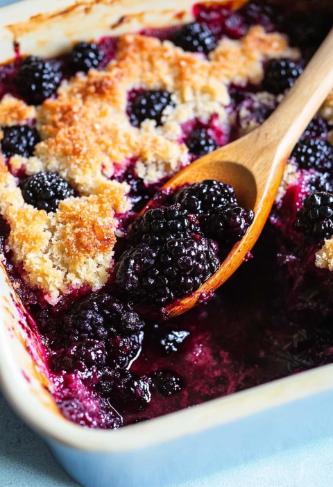 Easy Blackberry Cobbler