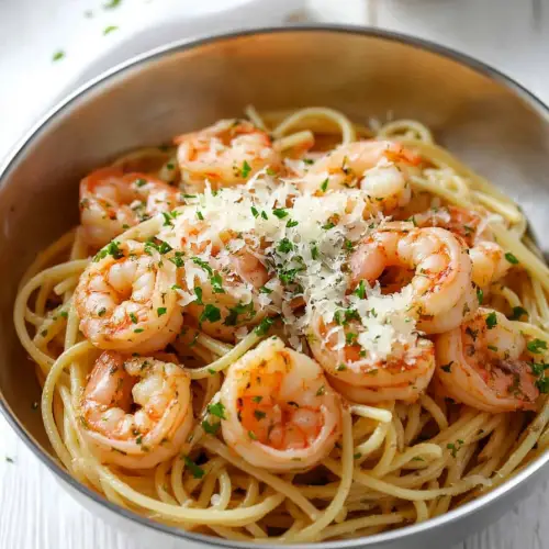 Garlic Shrimp Pasta