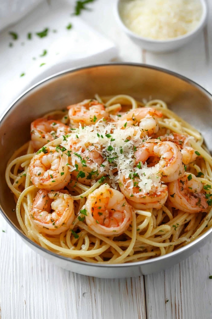 Garlic Shrimp Pasta