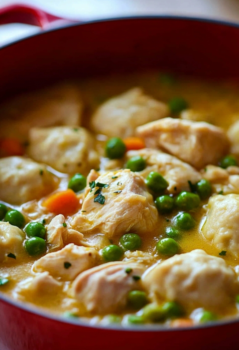 Old-Fashioned Chicken and Dumplings