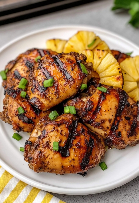 Hawaiian Grilled Teriyaki Chicken