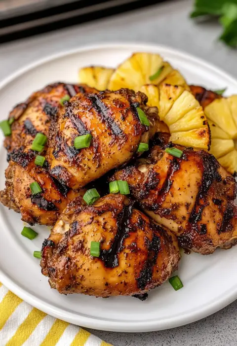 Hawaiian Grilled Teriyaki Chicken
