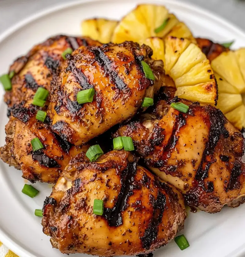 Hawaiian Grilled Teriyaki Chicken