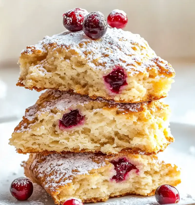CRANBERRY ORANGE SCONES