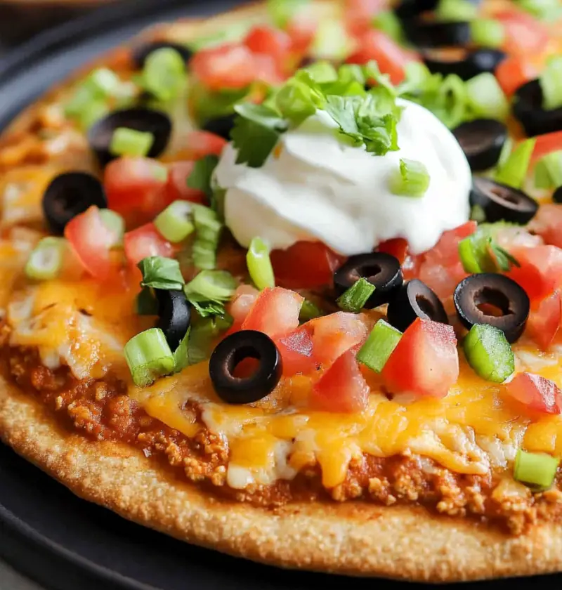 Easy Taco Pizza