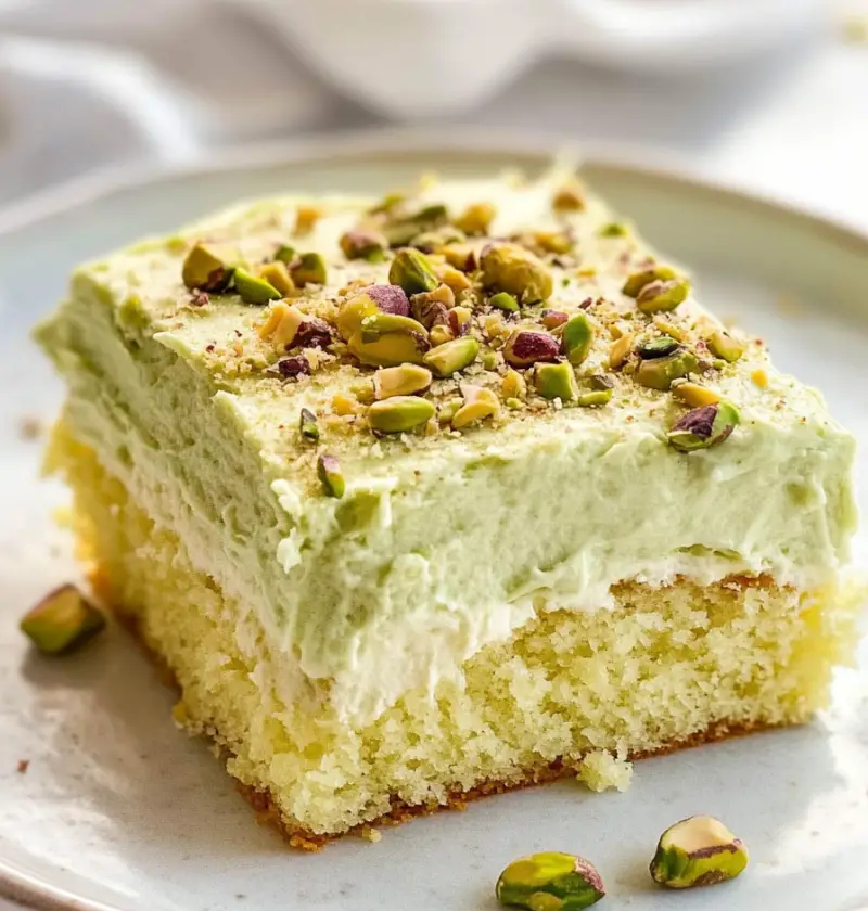 PISTACHIO PINEAPPLE CAKE