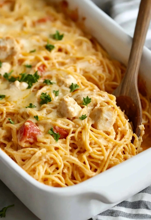 Chicken Spaghetti Casserole