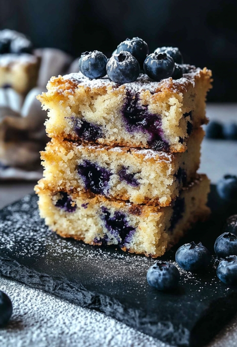 Blueberry Buckle with Brown Sugar Topping