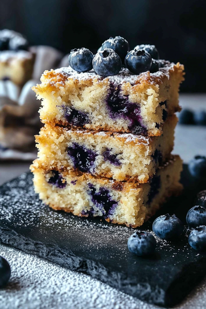 Blueberry Buckle with Brown Sugar Topping