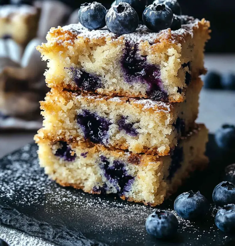 Blueberry Buckle with Brown Sugar Topping