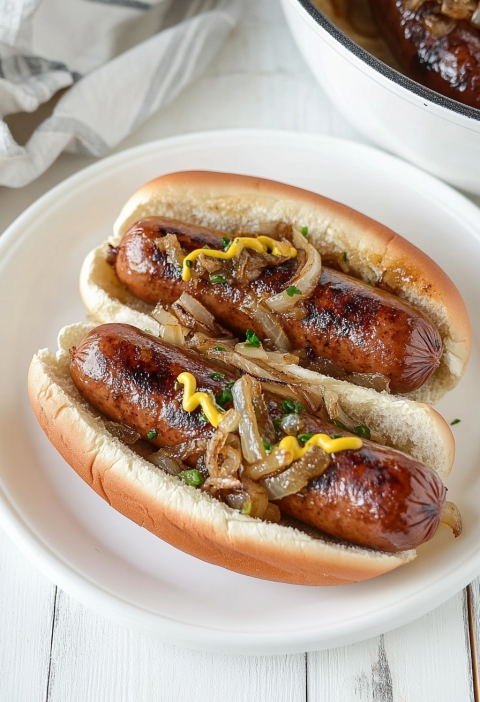 Slow Cooker Hot Tub Beer Brats