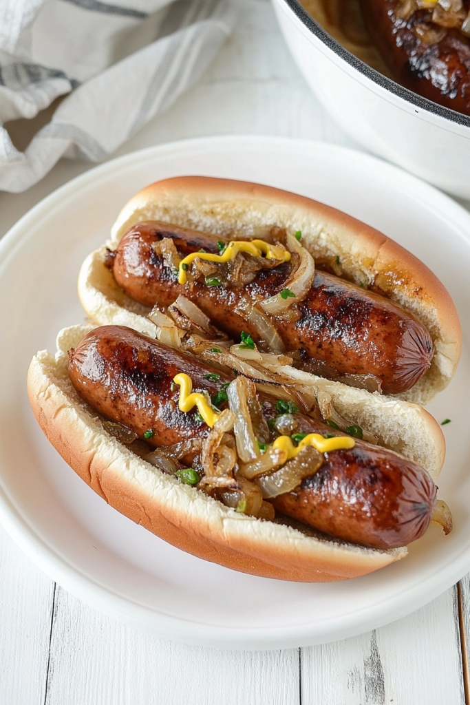 Slow Cooker Hot Tub Beer Brats