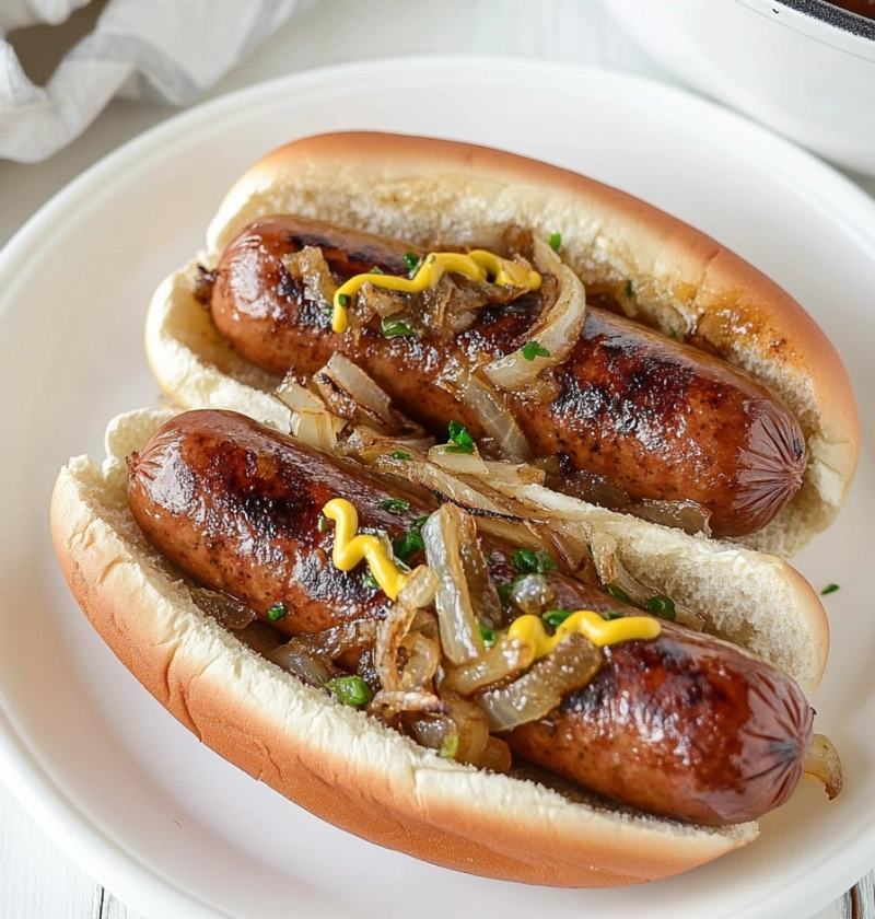 Slow Cooker Hot Tub Beer Brats
