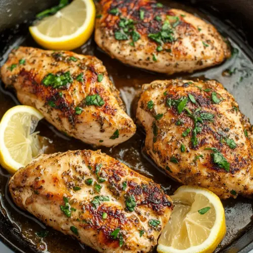 Lemon Chicken Recipe with Butter Sauce