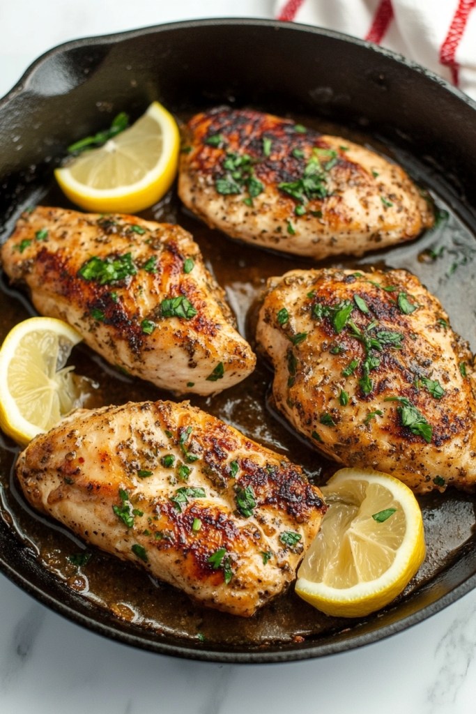 Lemon Chicken Recipe with Butter Sauce