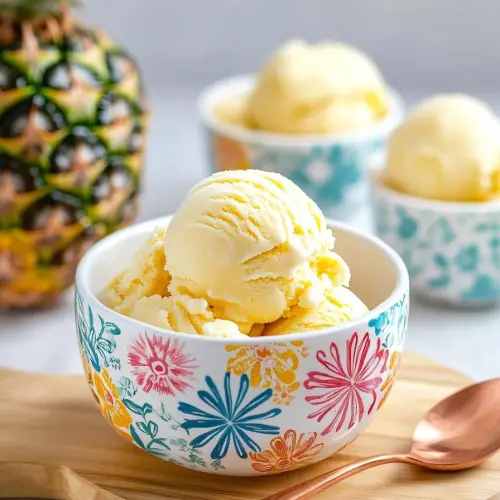 Pineapple Ice Cream Recipe