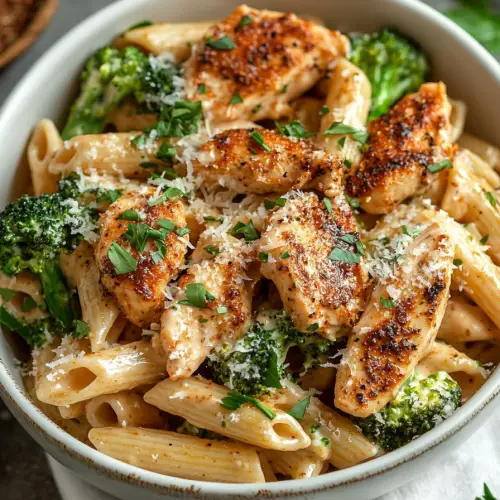 Cajun Chicken And Broccoli Alfredo