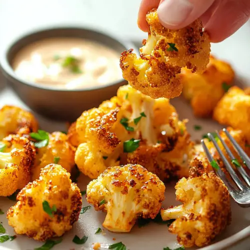 Golden Crispy Cauliflower Bites