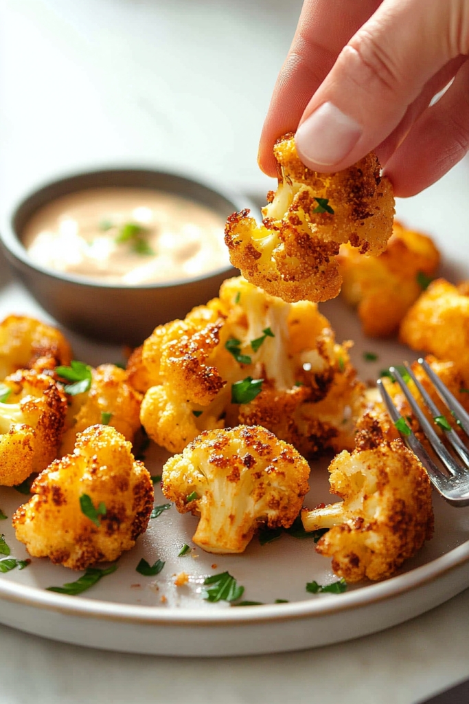 Golden Crispy Cauliflower Bites
