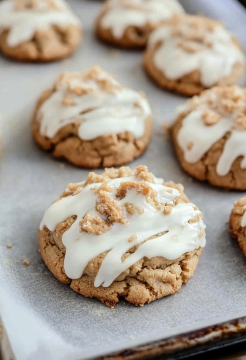 White Chocolate Reese’s Cheesecake Cookies