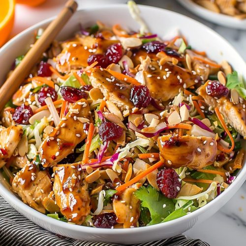 Asian Chicken Cranberry Salad
