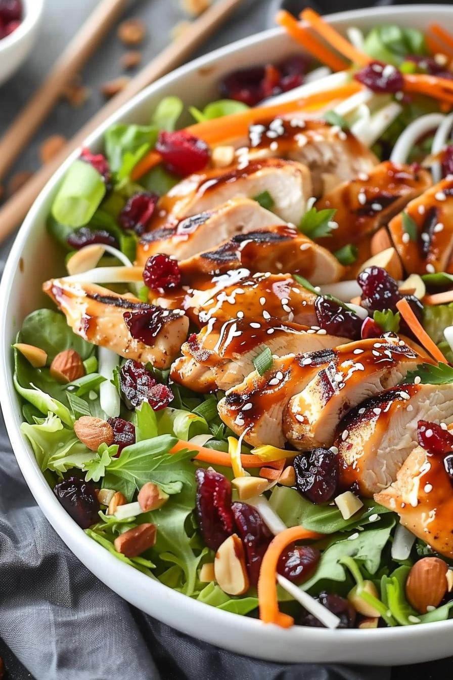 Asian Chicken Cranberry Salad