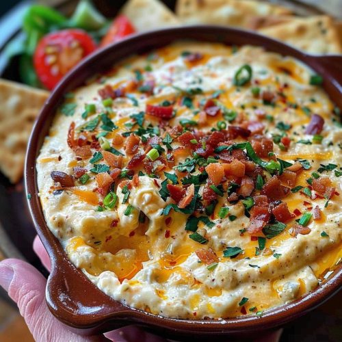 Best Cheesy Bacon Dip in The World